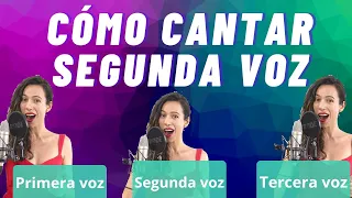 CÓMO CANTAR BIEN SEGUNDA VOZ 🎵 Como cantar coros paso a paso, Clases de canto, Natalia Bliss