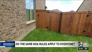 Homeowner asks KPRC 2 Investigates for help in HOA fence stain debate