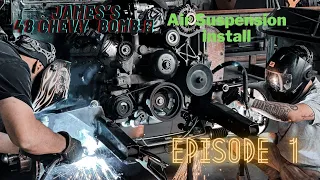 Installing air suspension on James’s 48 Chevy bomb : ep1