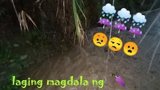 Breaking News: Sa Benguet, Bumuhos ang Malakas na Ulan;  Pagragasa ng Tubig,  Mabilis