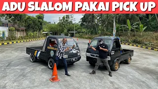 DITANTANG SLALOM PAKAI PICK UP TANPA LATIHAN