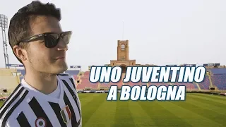 Uno Juventino allo Stadio Dall'Ara di Bologna