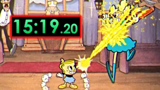 Speedrunning Cuphead + DLC With Converge Beam Rush Mod