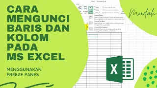 Cara Mengunci Posisi Kolom dan Baris Pada MS. Excel Menggunakan Freeze Pane