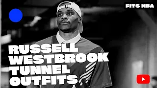 Russell Westbrook NBA Tunnel outfits compilation this season