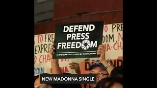 In Madonna's music video, Maria Ressa and PH fight for press freedom