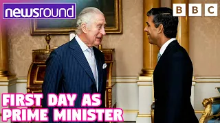 Rishi Sunak's First Day as Prime Minister | Newsround