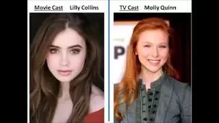 The mortal instruments shadowhunters My Tv Show Cast versus Movie cast