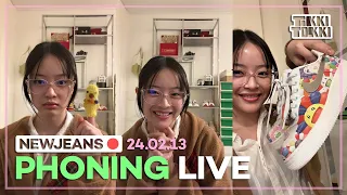 (ENG SUB) NewJeans Phoning Live 24.02.13 - Hanni's Room Tour & Mini Karaoke Session 2.0!