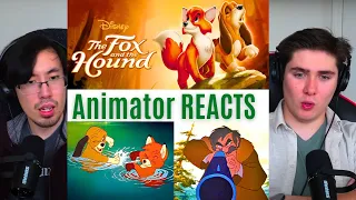 REACTING TO *The Fox and the Hound* SO GREAT!! (First Time Watching) Animator Reacts