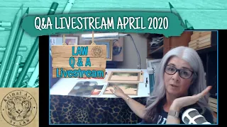 Livestream Q&A Session - April 2020