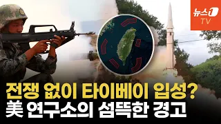 中 4단계 걸쳐 전쟁 없이 대만 접수? 4년 안에 대만 지배할 시나리오