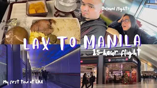 Our LAX to Manila flight experience via Philippine Airlines (PAL) ✈️ 15-hour flight, airplane food