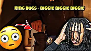 HE GOT A SWITCH🤯!!!! American Reacts To: KING BUGS - BIGGIE BIGGIE BIGGIE | Portugal Drill🇵🇹
