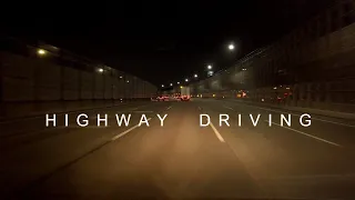 ASMR Highway Driving at Night (No Talking, No Music) - Everland to Seoul, Korea