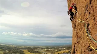 Climbing Monkey Face at Smith Rock (with an Approach on Mountain Bikes!)