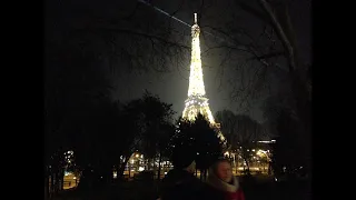 Як ми новий рік зустрічали Париж Франція Ейфелева вежа