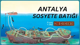 Antalya Yat Limanında İngiliz Savaş Uçaklarının Batırdığı Fransız Gemisi | Saint Didier |Tüplü Dalış