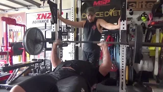 225 x 32 reps After a Max Effort bench