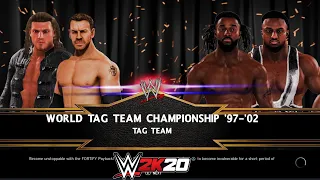 WWE 2K20 Edge & Christian VS. The New Day | WWE Tag Team Championship | Tag Team Elimination Match