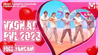 [4K] VXON full vid at PVL Game 2023 Smart Araneta Coliseum 23.02.14
