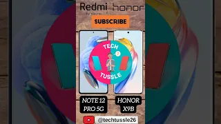 Redmi Note 12 Pro 5G vs Honor X9B in 30 seconds