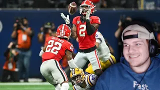 Georgia vs LSU 2022 Highlights SEC Championship (REACTION)