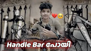 Handlebar പോയി 🥺💔| #mrrider1 #viral #kerala #cyclestund #crashed #india #nevergiveup | Mr rider 1