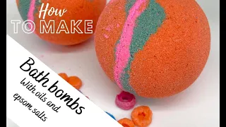 How to make luxury bath bombs  - with recipe