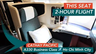 Cathay Pacific A330 Regional BUSINESS CLASS. Is it Good For Short Flights In Asia? #CX767 | HKG-SGN