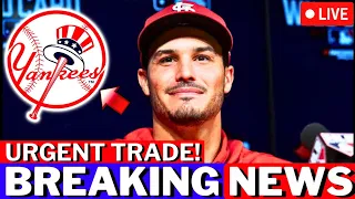 MY GOODNESS! NOLAN ARENADO ANNOUNCED AT THE YANKEES! A BIG TRADE HAPPENING? NEW YORK YANKEES NEWS