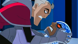 Cyborg vs Brother Blood - Teen Titans "Titans East - Part 1"