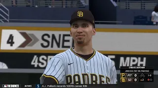 MLB The Show 23 Gameplay: Pittsburgh Pirates vs San Diego Padres - (PS5) [4K60FPS]