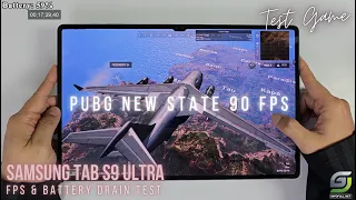 Samsung Galaxy Tab S9 Ultra Pubg NEW STATE 90FPS Max Setting | Max FPS Ultra Graphics