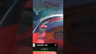 Sainz Crashing HARD