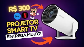 ESSE VALE! Só R$300 🥰 TUDO que PRECISA SABER sobre o Projetor Progaga HY300 com Android Integrado