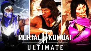 Mortal Kombat 11: Mileena, Rain & Rambo Skins Revealed So Far [Full HD 1080p]