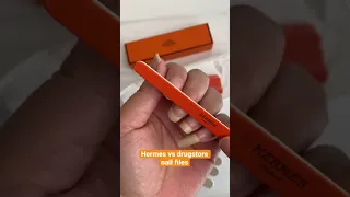 Hermes nail files are quiet like Bose speakers. No crunchy sounds  #shorts #beautyreview