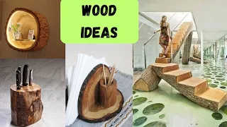 PLenty Creative wood Decoration Ideas!