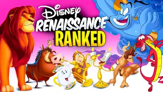 Ranking Disney's Renaissance Films (1989 to 1999)