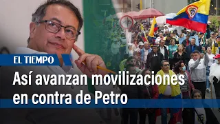 Así avanzan las marchas contra reformas del Gobierno en distintas zonas del país | El Tiempo