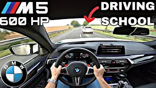 BMW M5 F90 600 HP POV Test DRIVE Acceleration