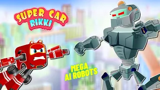 Rikki's SuperCar Race to Stop the Mega Monster Robo from Destroying the City!