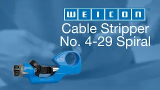 Round, longitudinal and circular cutting | WEICON TOOLS Cable Stripper No. 4-29 Spiral