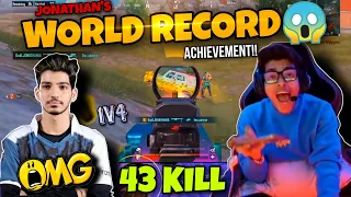 JONATHAN'S WORLD RECORD | OWN | NEW ACHIEVEMENT✨ 43 KILL | FUNNY RANDOMS | ZGOD | GOD GAMEPLAY | MNS