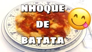 NHOQUE DE BATATA SUPER FÁCIL