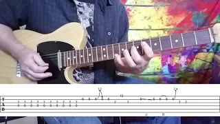 TAXMAN GUITAR LESSON - How To Play TAXMAN By The Beatles - Including The Guitar Solo :-)