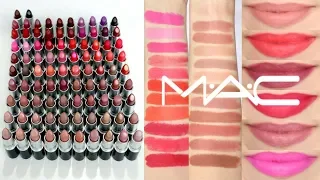 Mac Lipstick Collection 2019 + Lip Swatches || Beauty with Emily Fox