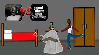 Granny vs CJ from GTA | Funny Short Animation by Pixelepic