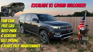 Everything you Need to Know about the 2022 Jeep Grand Wagoneer vs Cadillac Escalade! MUST WATCH!